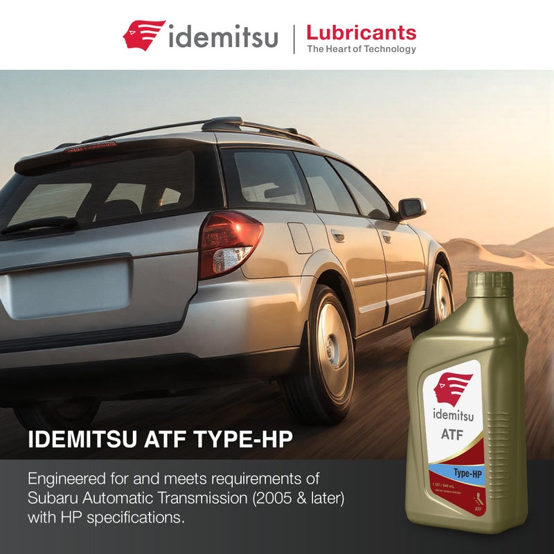 Idemitsu زيت نقل الحركة الأوتوماتيكي إيديميتسو ATF نوع HP لسيارات سوبارو - 1QT، أحمر، (30040099-75000C020) - Image 2